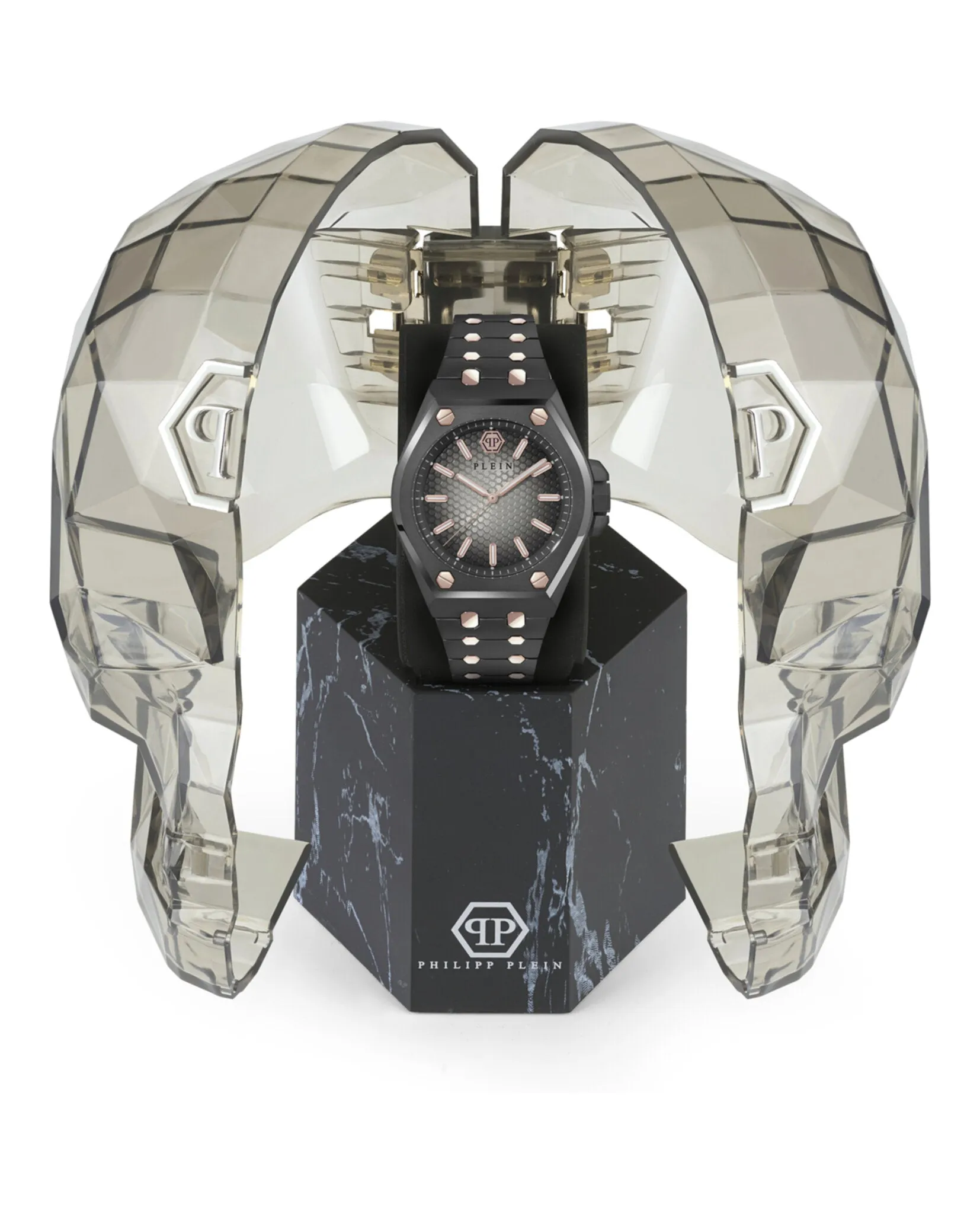 Philipp Plein Date Superlative Arabic Crystal Watch sold by Zulily product image thumbnail 4