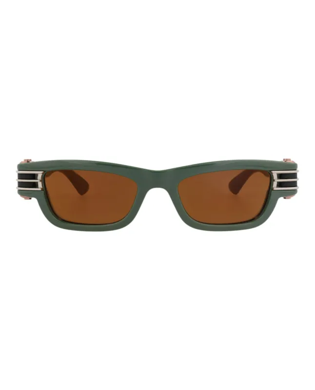 Bottega Veneta Square-Frame Injection Sunglasses made by Bottega Veneta