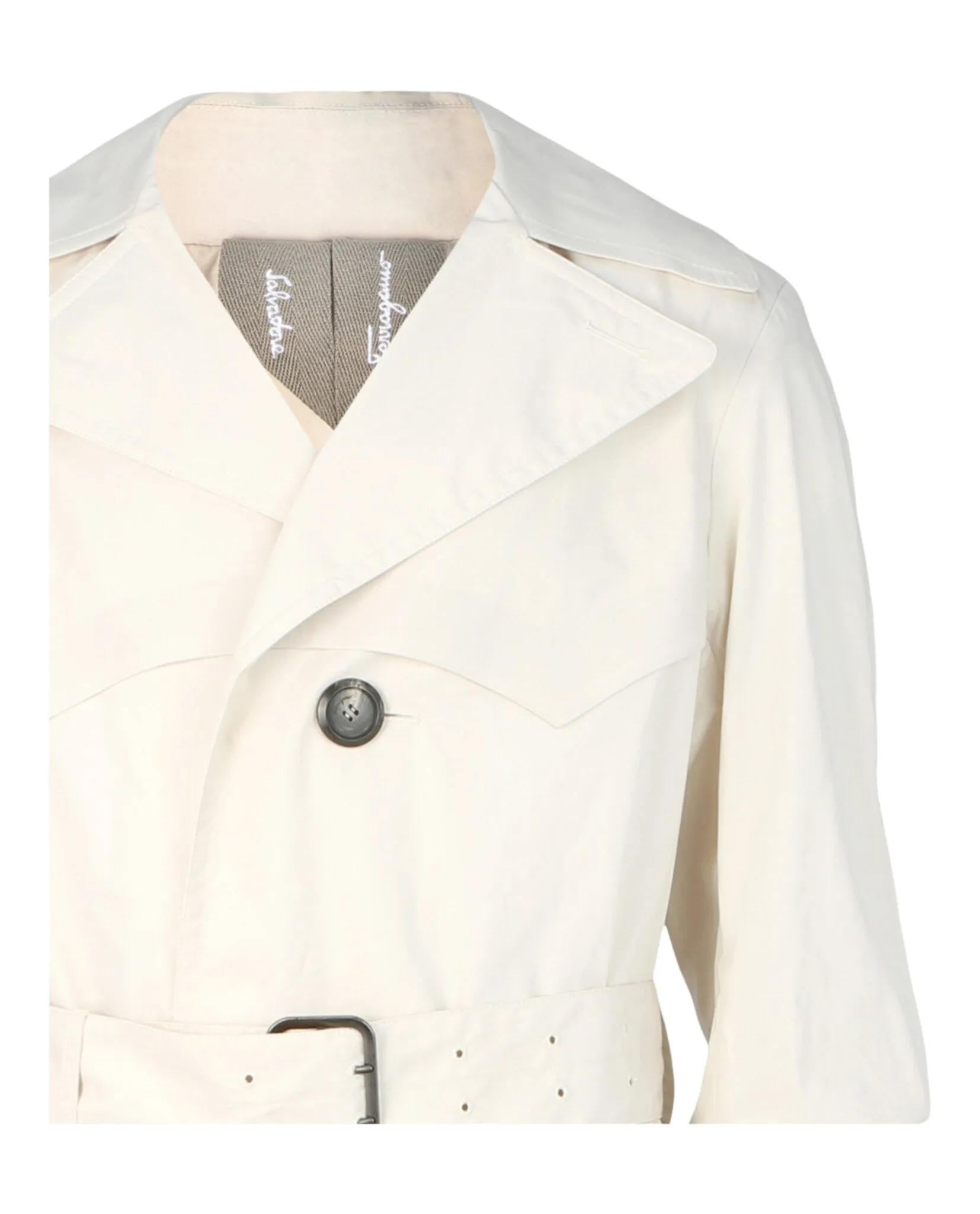Ferragamo Cotton Trench Coat sold by Zulily product image thumbnail 3