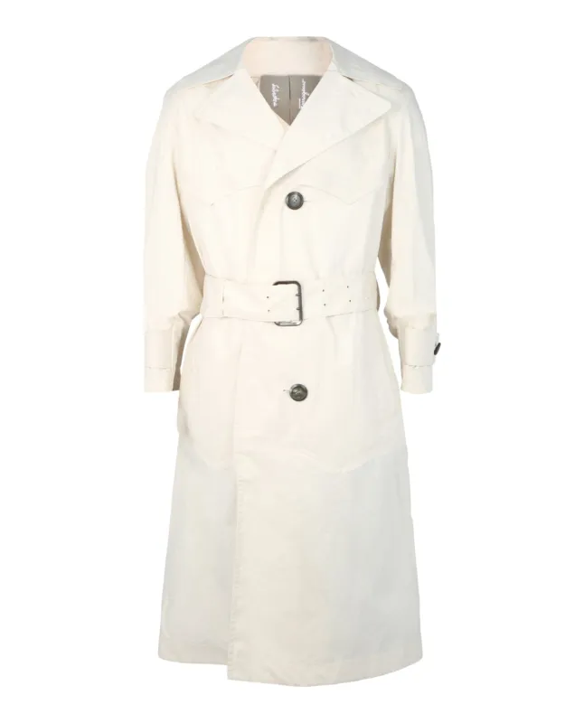 Ferragamo Cotton Trench Coat made by Salvatore Ferragamo