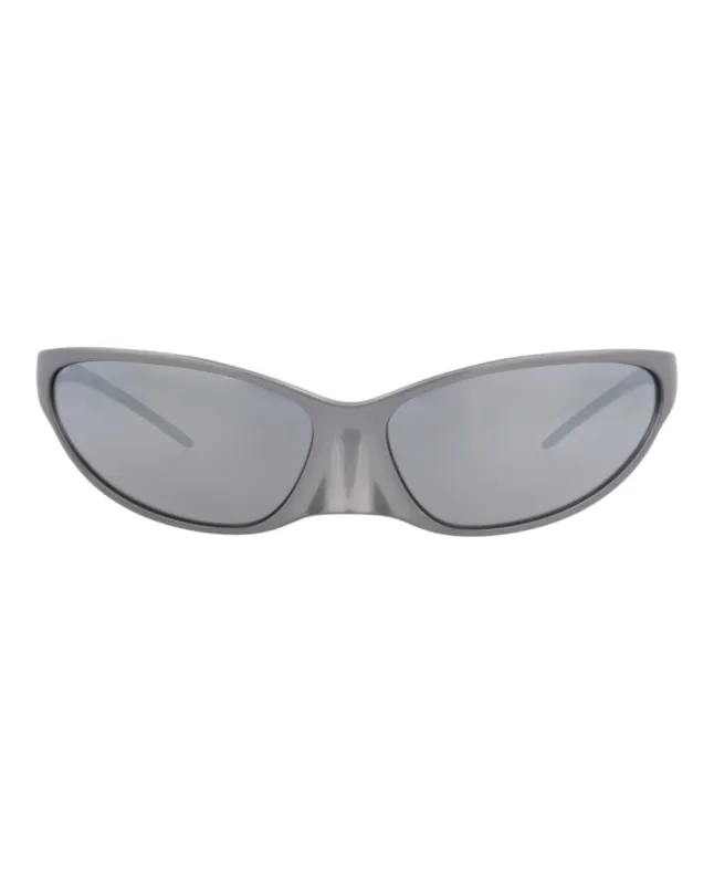 Balenciaga Shield-Frame Alluminium Sunglasses made by Balenciaga