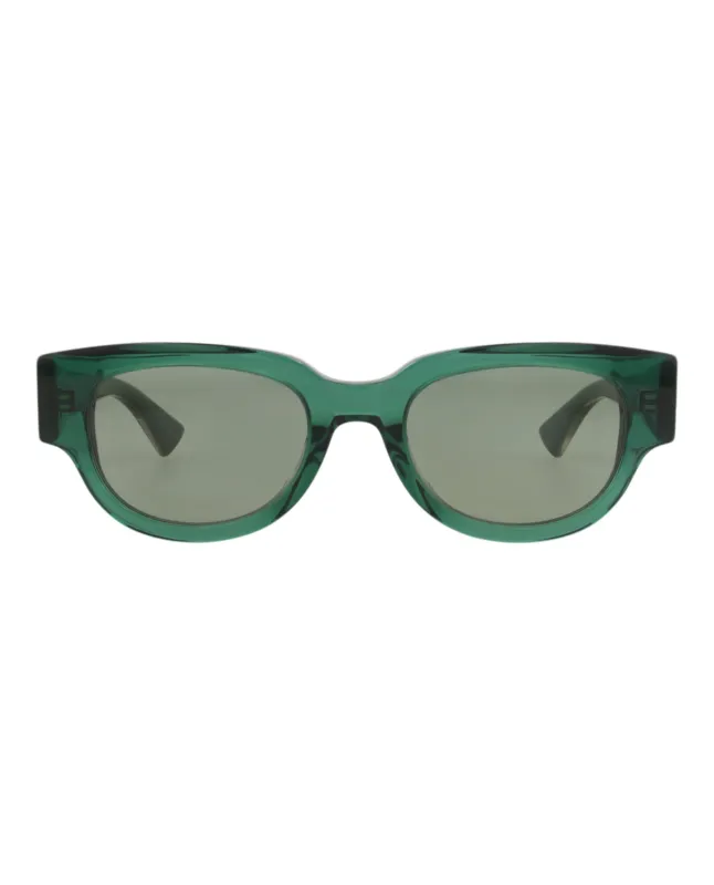 Bottega Veneta Round-Frame Recycled Acetate Sunglasses made by Bottega Veneta