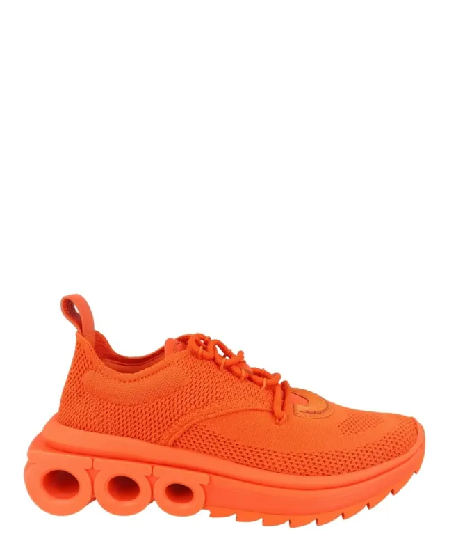 Ferragamo Nima Knit Low-Top Sneakers made by Salvatore Ferragamo