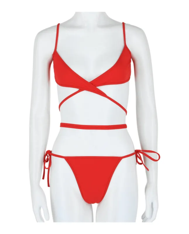 Balenciaga Wrap-Around Bikini Set made by Balenciaga