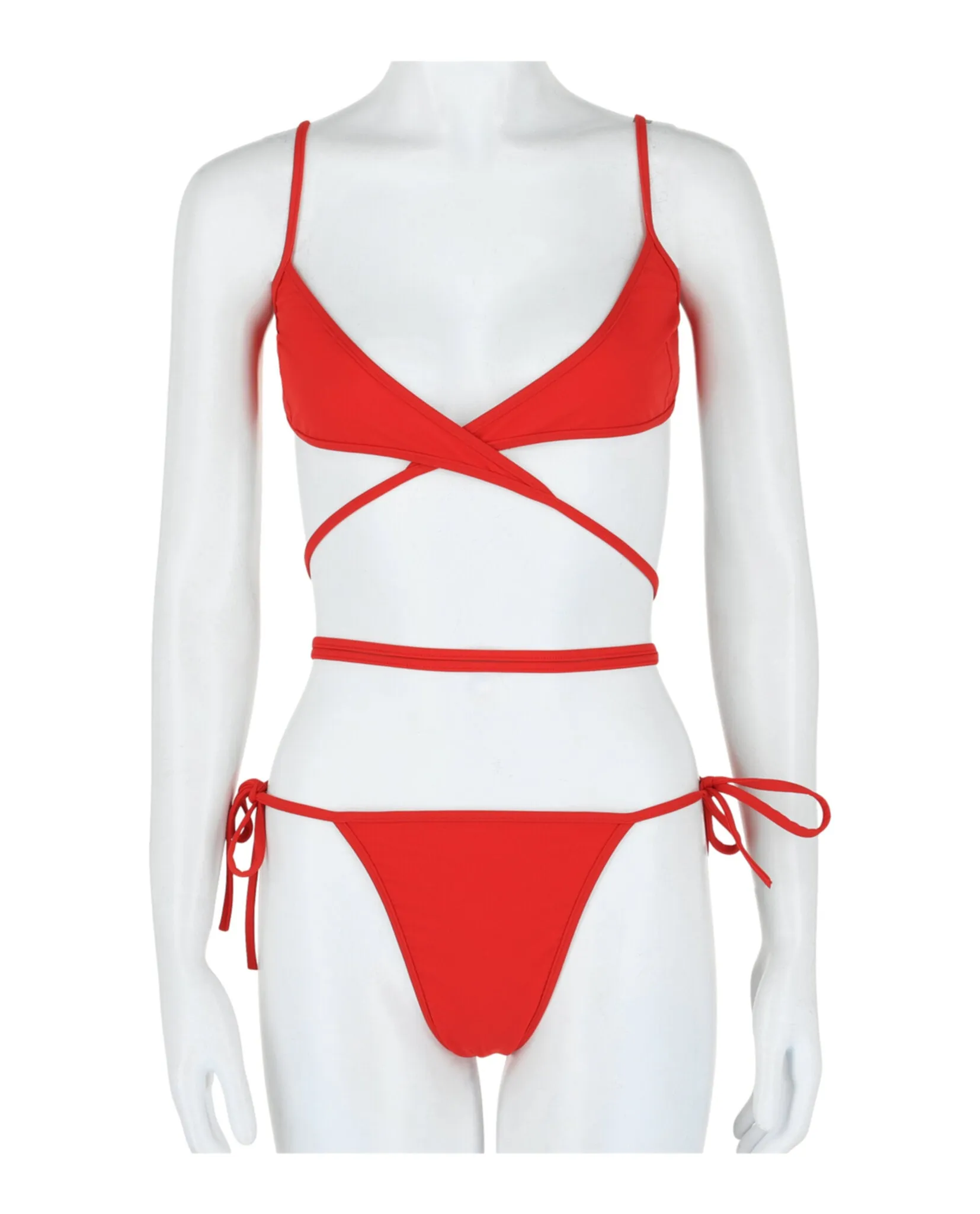 Balenciaga Wrap-Around Bikini Set sold by Zulily