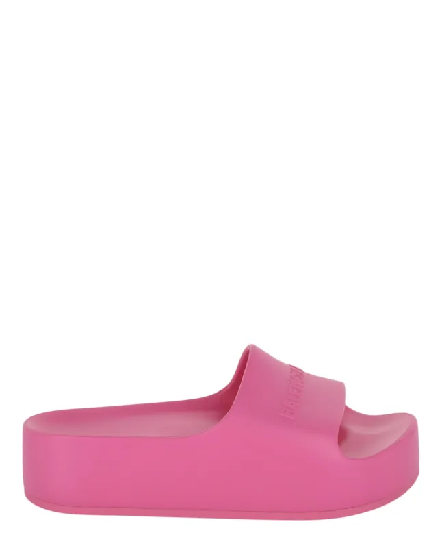 Balenciaga Chunky Logo Slide Sandals made by Balenciaga