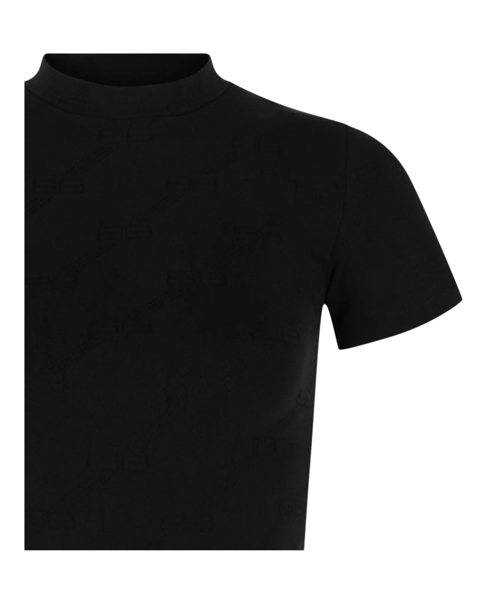 Balenciaga Mock-Neck Cropped Top sold by Zulily product image thumbnail 3