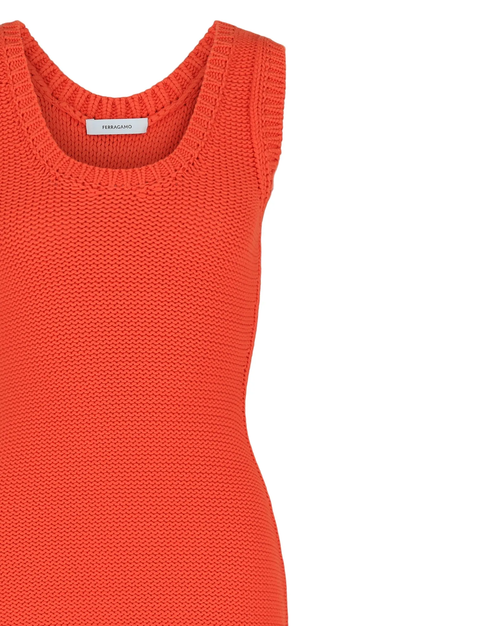 Ferragamo Sleeveless Midi Ribbed Dress sold by Zulily product image thumbnail 3
