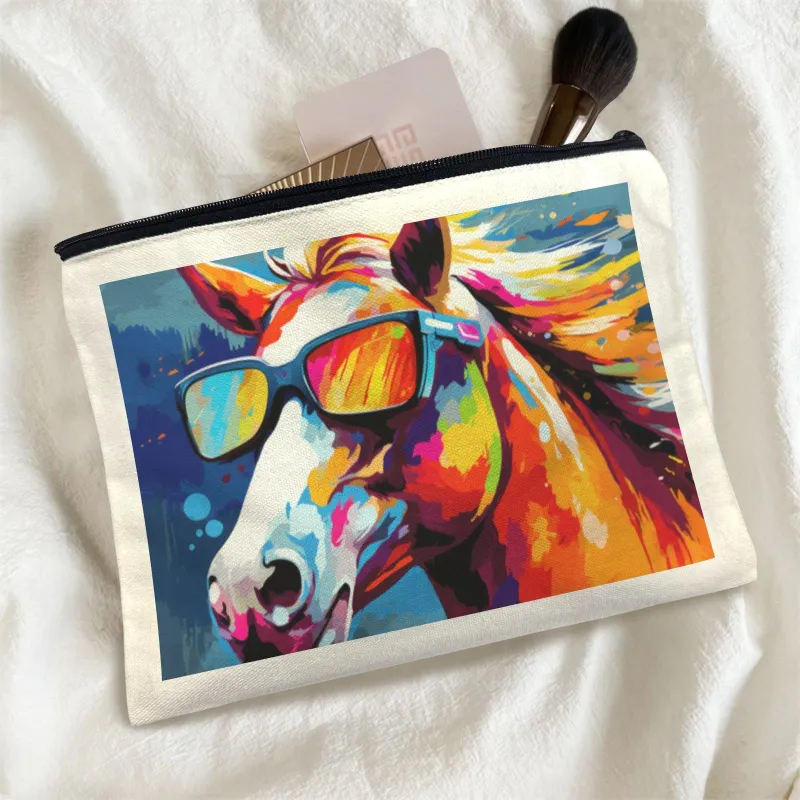 Baha Ranch Cool Horse Cosmetic Bag Pack of 5 Made in America made by Zulily