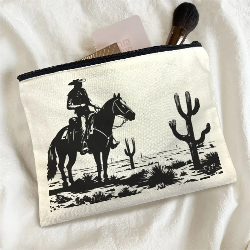 Black White Desert Cosmetic Bag Pack of 5 Made in America made by Zulily