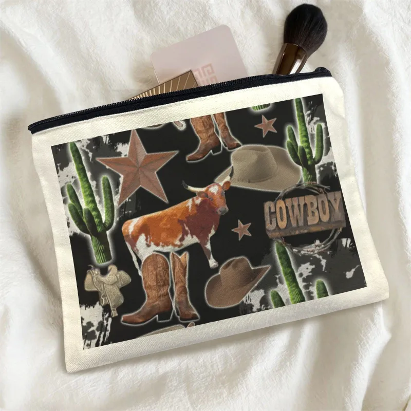 Baha Ranch Western Cosmetic Bag Pack of 5 Made in America made by Zulily