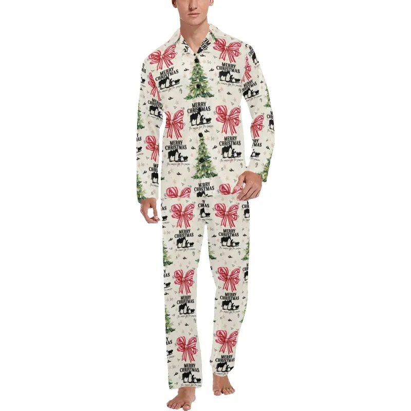 Praying Cowboy Christmas Men's Pajamas Set made by Zulily