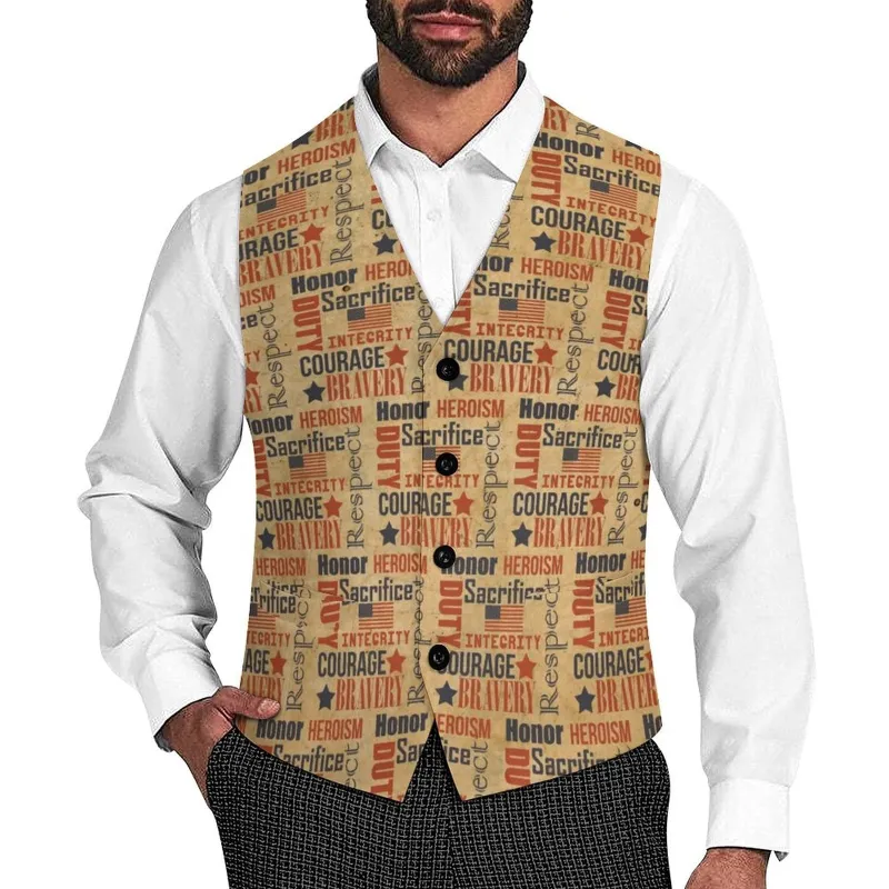 Military Veteran Patriot Men's Vest made by Zulily