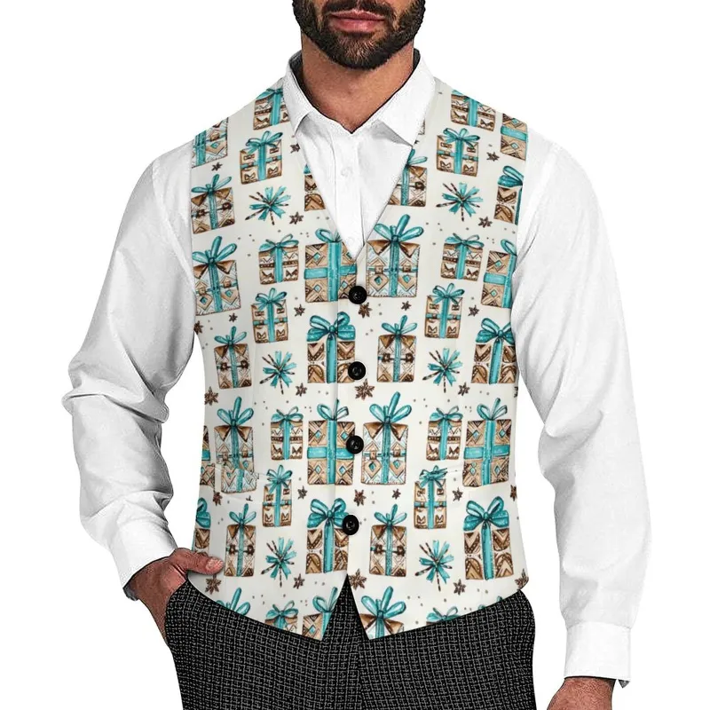 Christmas Presents Men's Western Vest made by Zulily