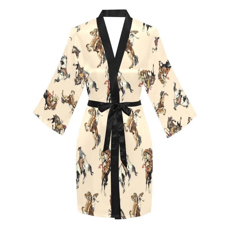 Vintage Cowgirl Women's Lounge Kimono Robe made by Zulily