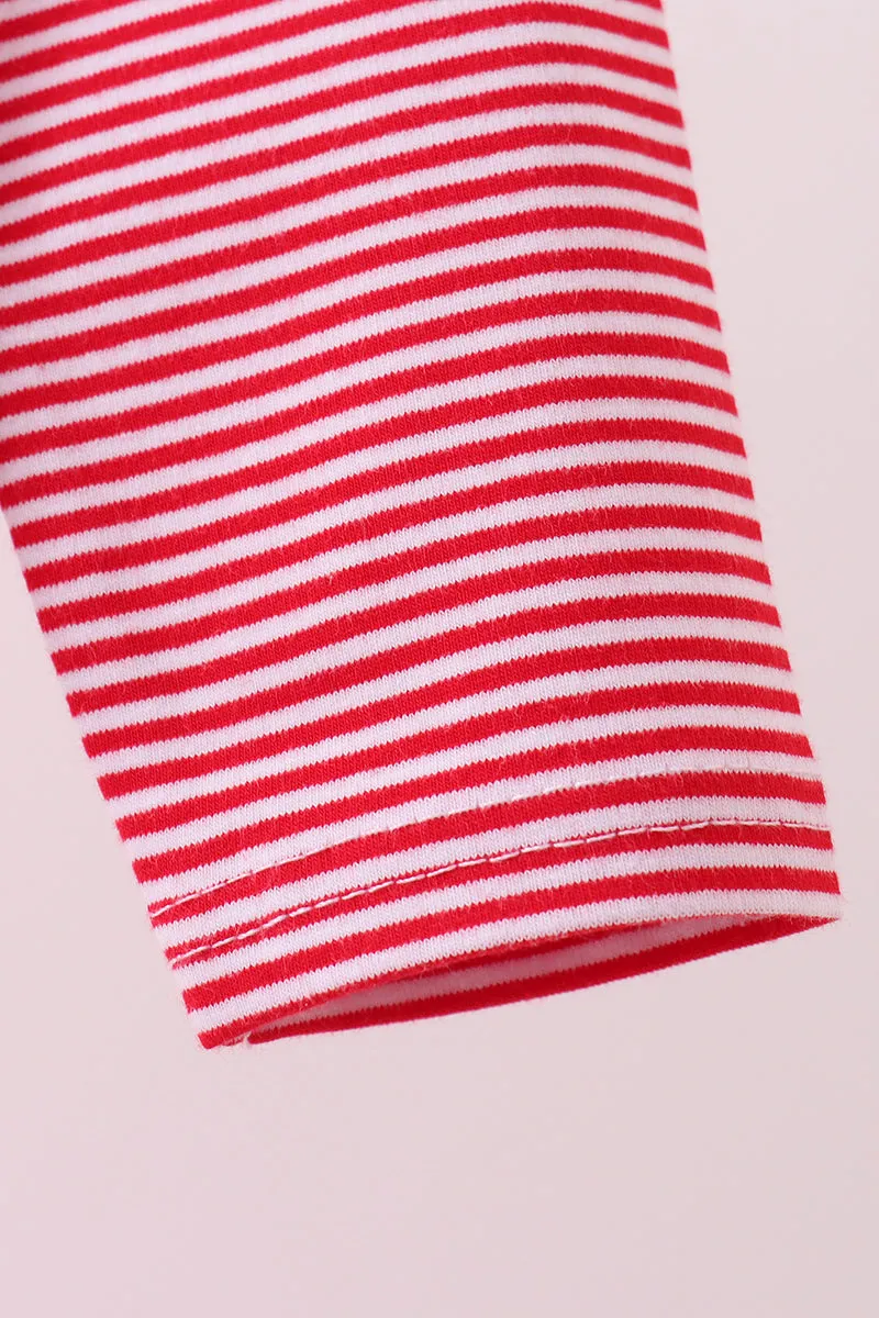 Premium Red Georgia bulldog embroidery stripe top sold by Zulily product image thumbnail 4