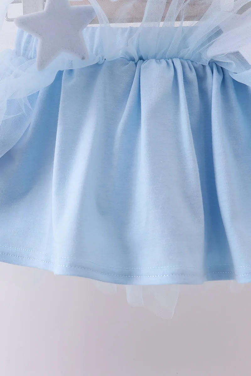 Blue bow star sequin skort set sold by Zulily product image thumbnail 5