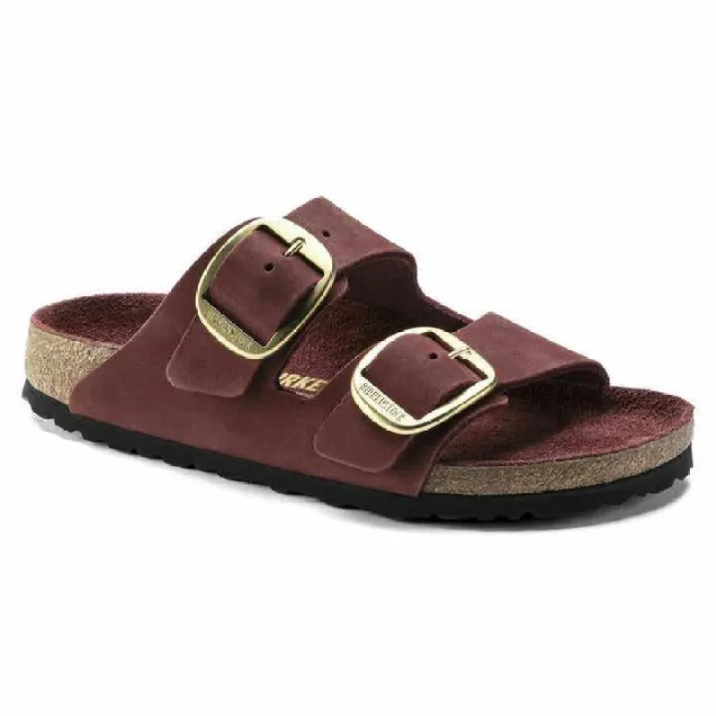 Birkenstock Arizona Big Buckle Nubuck Leather Vermouth made by Birkenstock