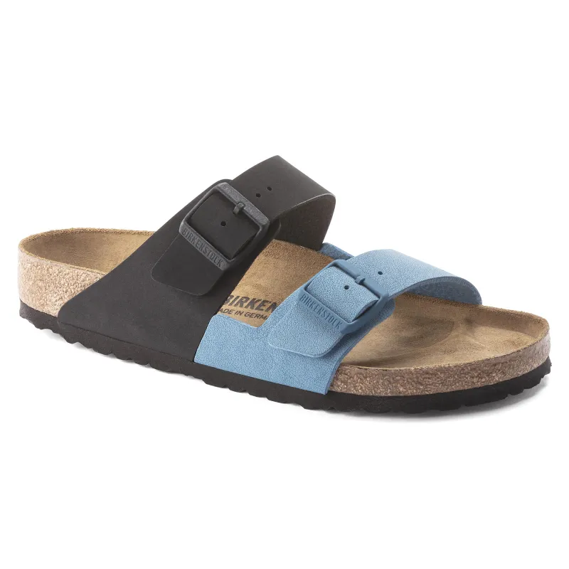 Birkenstock Arizona Split Birko-Flor Birkibuc Sapphire made by Birkenstock
