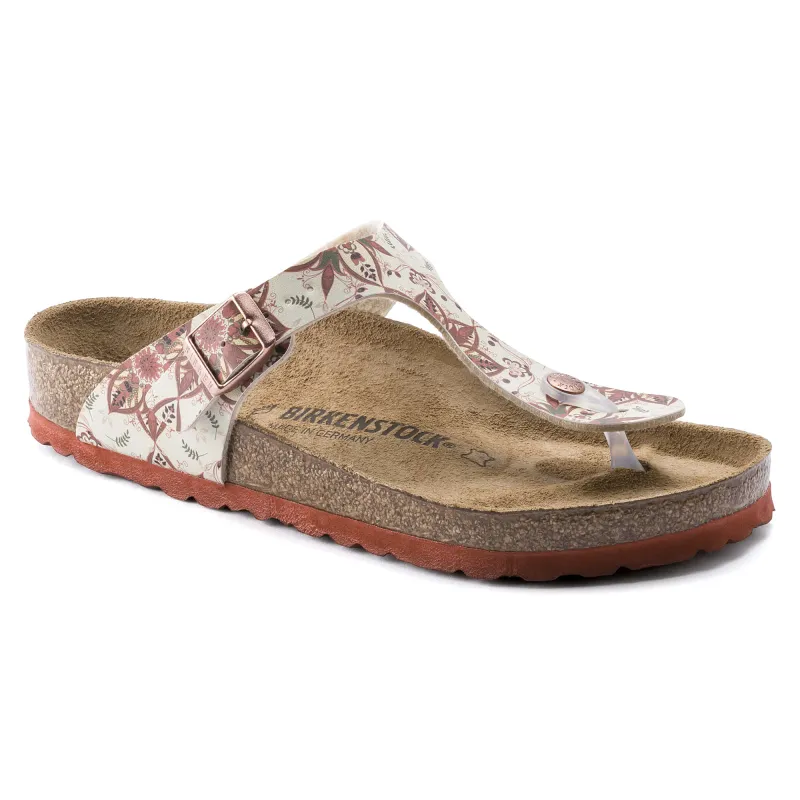 Birkenstock Gizeh Birko-Flor Boho Flowers Earth Red made by Birkenstock