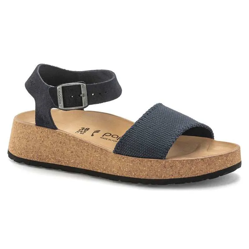Birkenstock Glenda Suede Leather/Textile Anthracite sold by Zulily product image thumbnail 2
