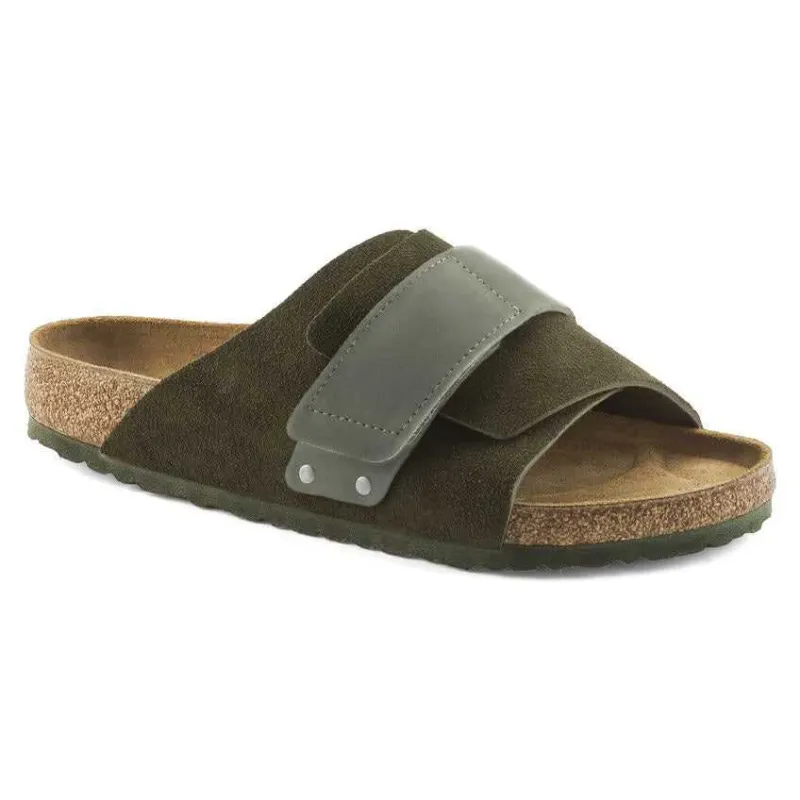 Birkenstock Kyoto Nubuck Leather Thyme made by Birkenstock