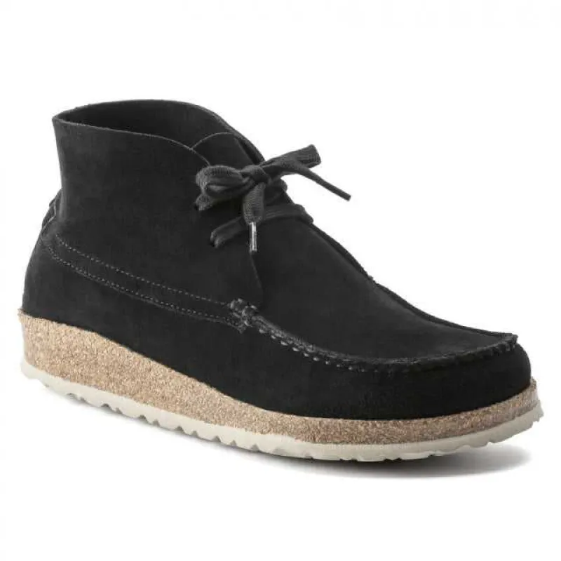 Birkenstock Maidan Suede Leather Black made by Birkenstock
