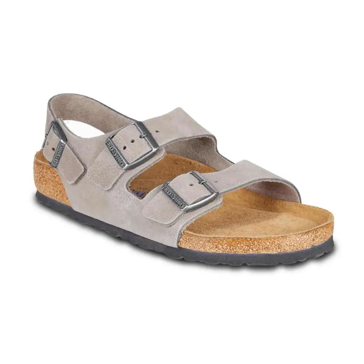 Birkenstock Milano Soft Footbed Nubuck Leather Sandals sold by Zulily product image thumbnail 2