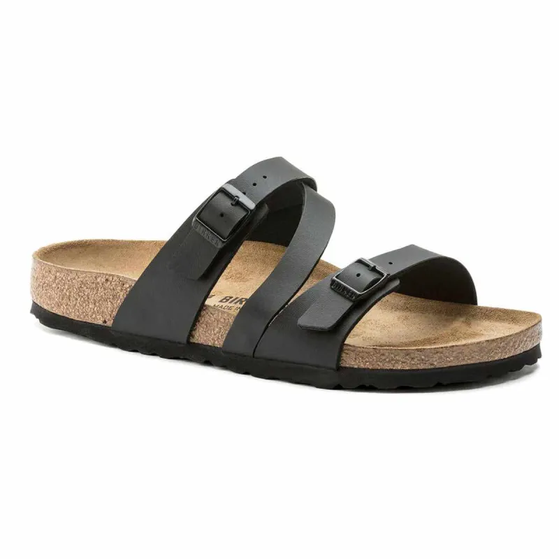 Birkenstock Salina Birko-Flor Black Sandals made by Birkenstock