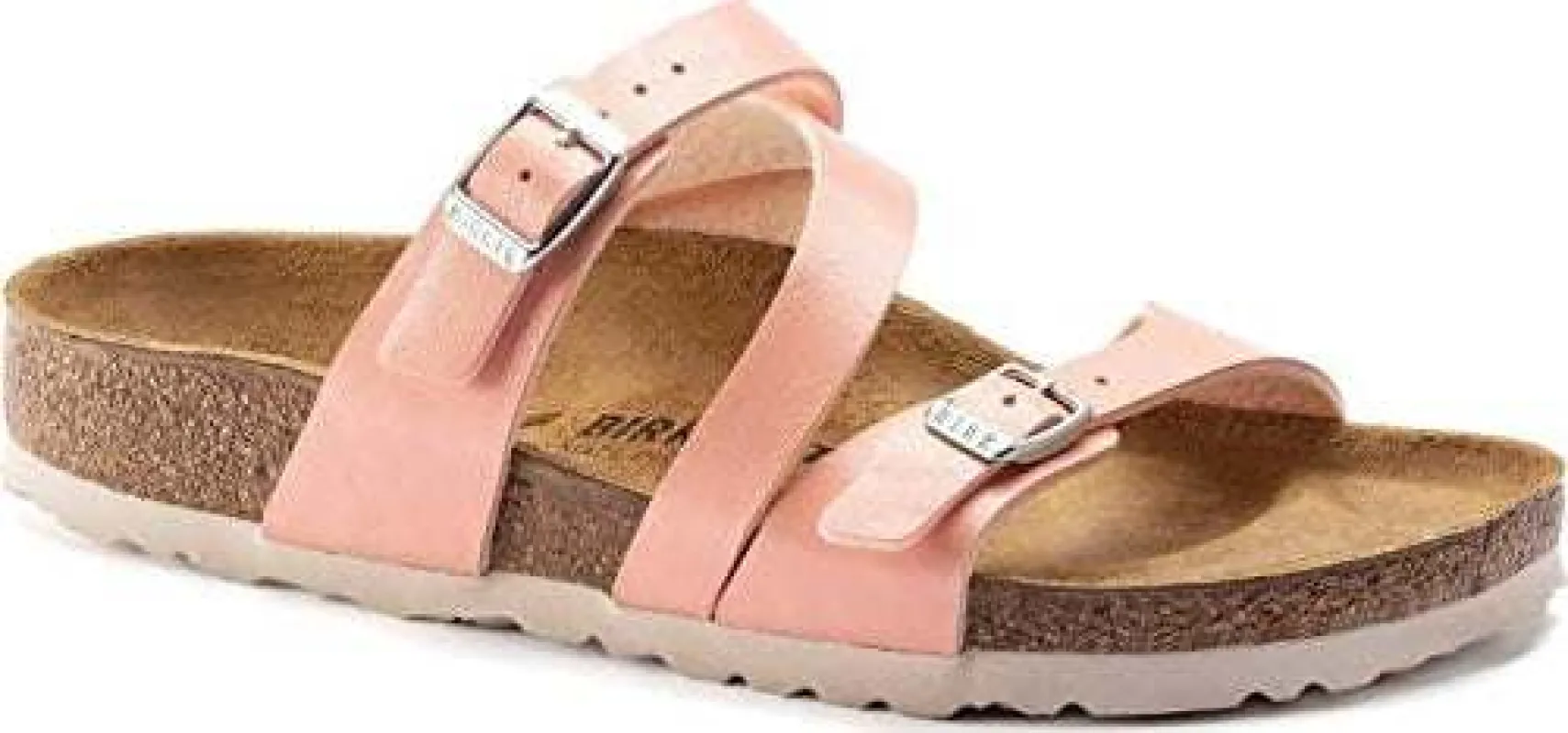 Birkenstock Salina Birko-Flor Coral Peach made by Birkenstock