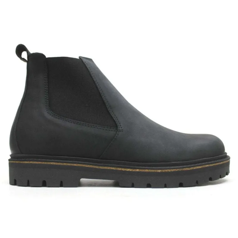 Birkenstock Stalon Nubuck Leather Black made by Birkenstock