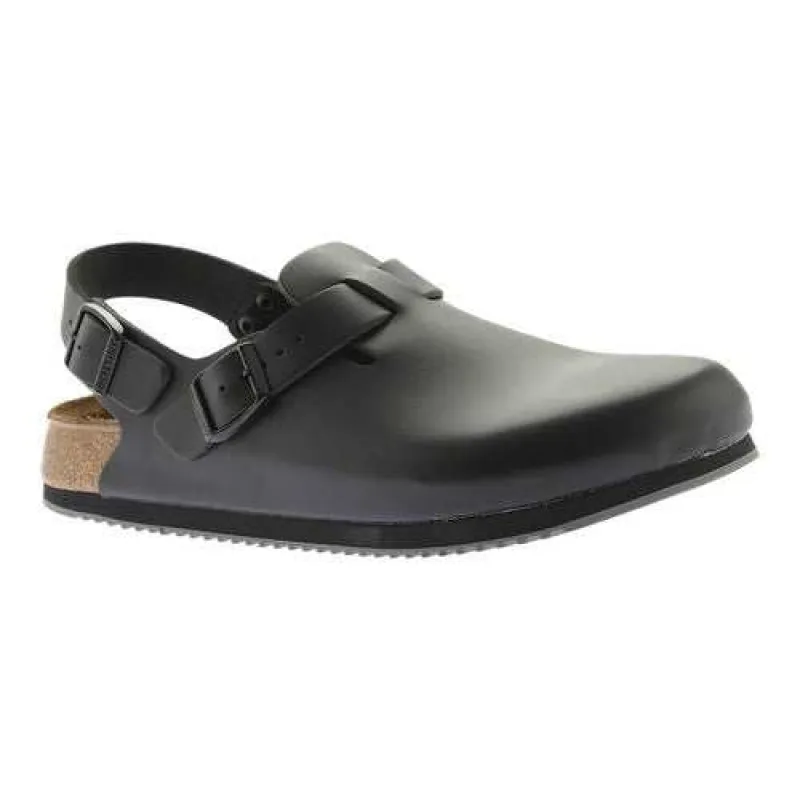 Birkenstock Tokio Super Grip Leather Black made by Birkenstock