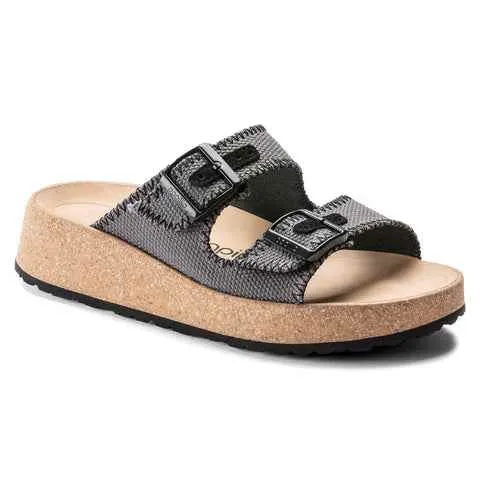 Birkenstock Women's Gabriela Natural Fibre Mix Anthracite Sandals sold by Zulily product image thumbnail 2