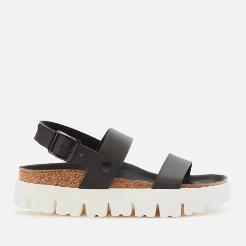 Birkenstock Women's Cameron Birko Flor Chunky Damasko Black Sandals made by Birkenstock