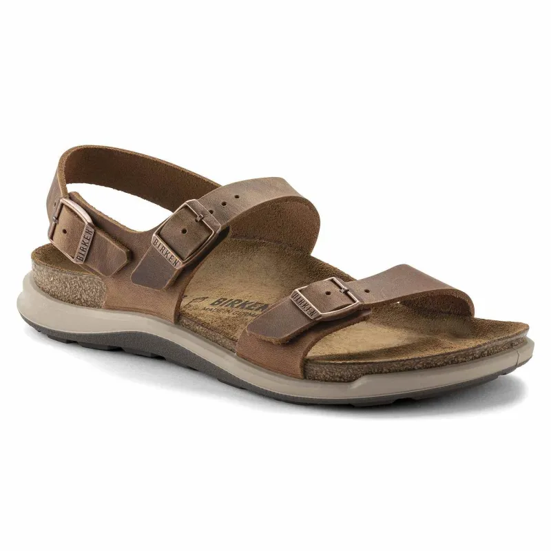 Birkenstock Women's Sonora Oiled Leather Tobacco Brown Sandals made by Birkenstock