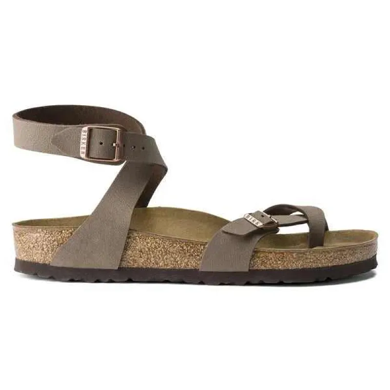 Birkenstock Yara Birkibuc Mocha made by Birkenstock