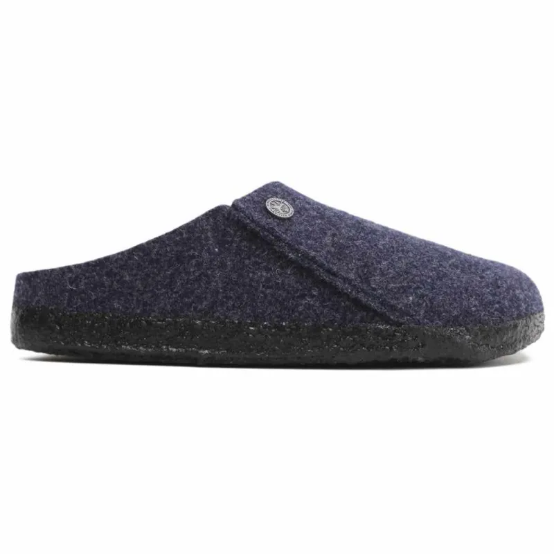 Birkenstock Zermatt Shearling Wool Felt Dark Blue made by Birkenstock