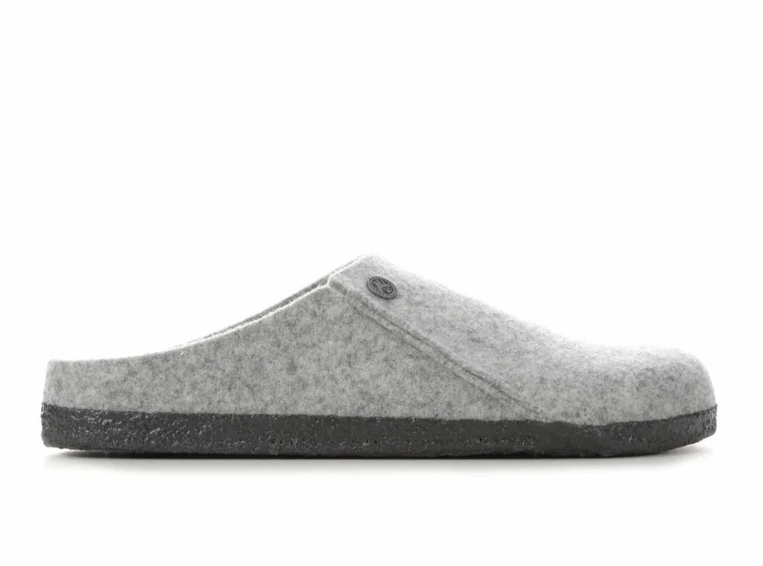 Birkenstock Zermatt Shearling Wool Felt Light Gray made by Birkenstock