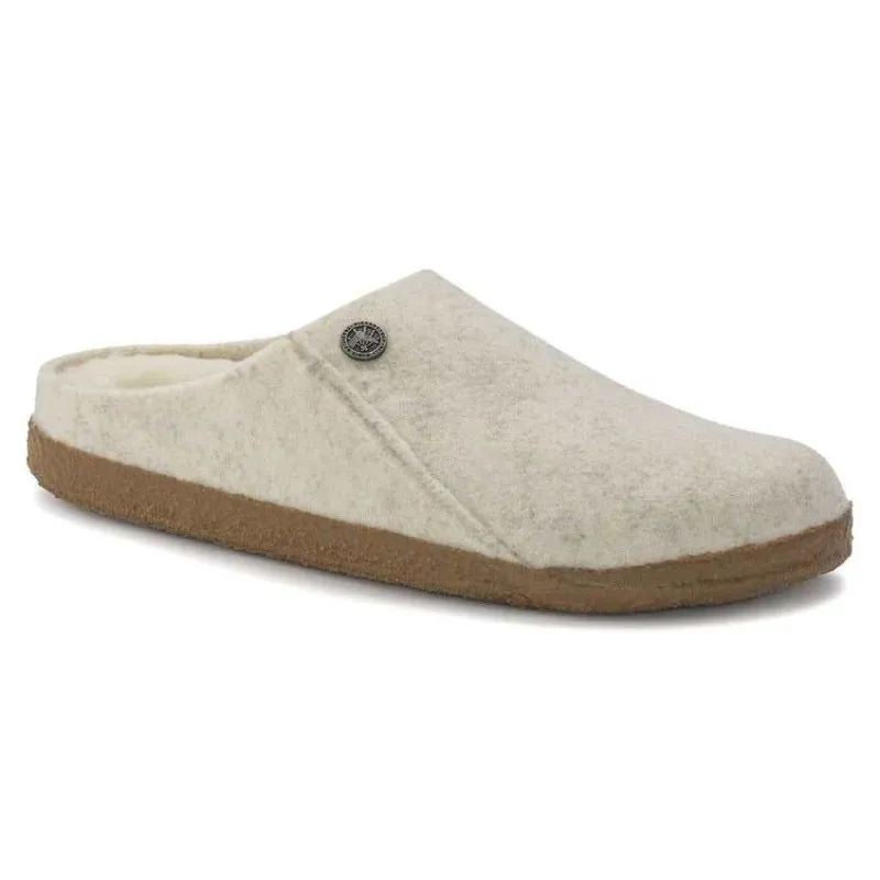 Birkenstock Zermatt Shearling Wool Felt Ecru made by Birkenstock