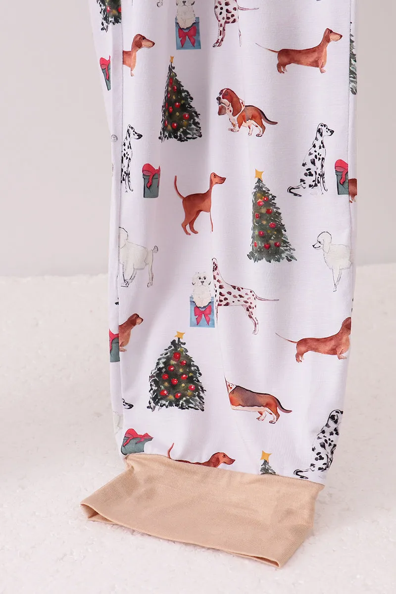 Christmas tree animal adult bamboo pajamas pants sold by Zulily product image thumbnail 4