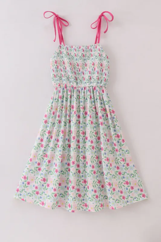 Meadow delight smocked mom dress made by Zulily