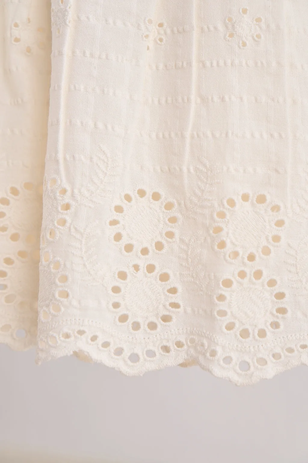 White hand embroidery lace dress sold by Zulily product image thumbnail 3