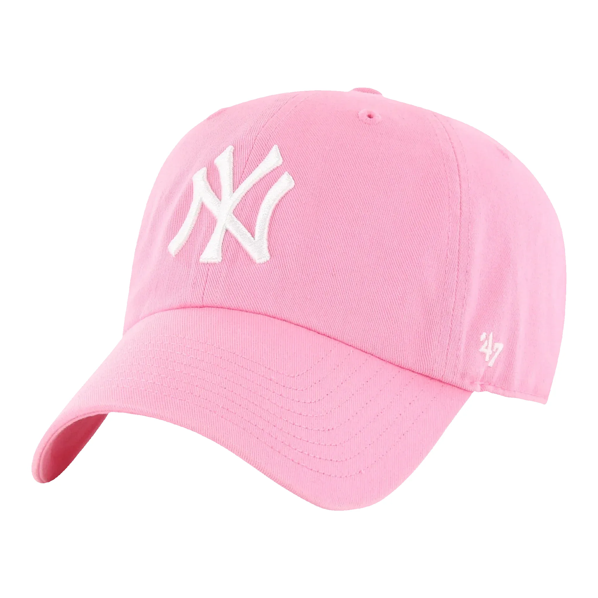 47 Brand Clean Up New York Yankees Strapback Hat — Rose Adjustable Cap sold by Zulily