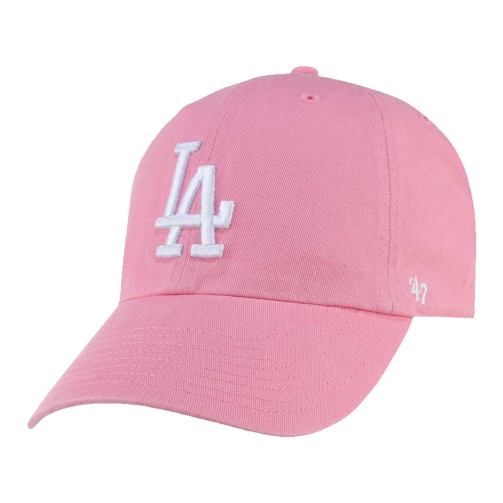 47 Brand Clean Up Los Angeles Dodgers Strapback Hat — Rose Adjustable Cap sold by Zulily