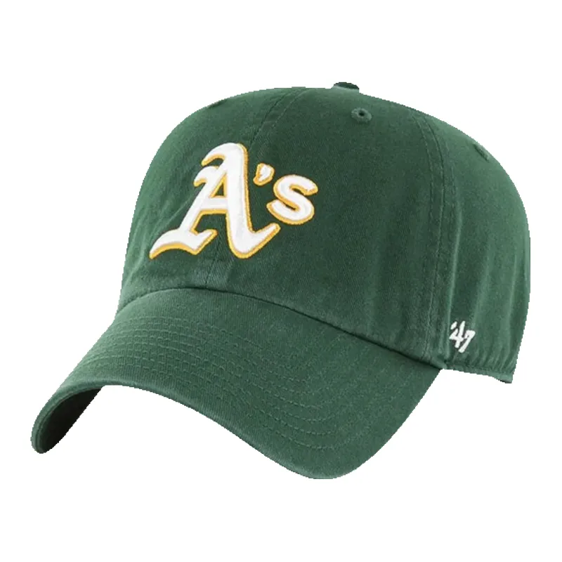47 Brand Clean Up Athletics Strapback Hat — Dark Green Adjustable Cap made by 47