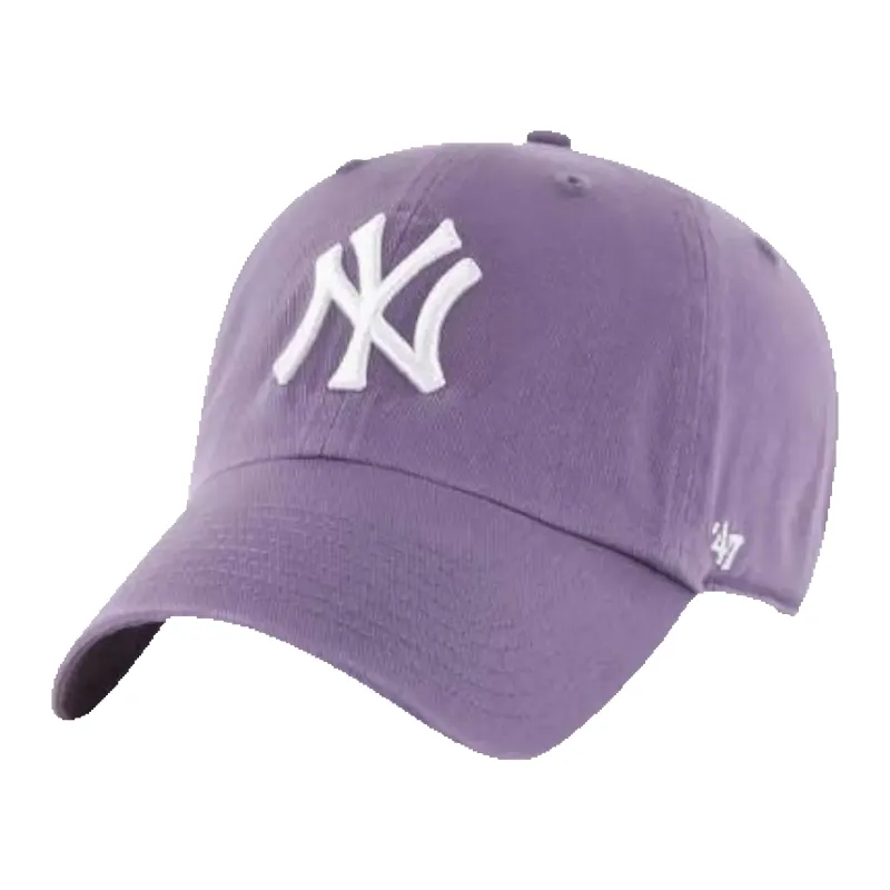 47 Brand Clean Up New York Yankees Strapback Hat — Iris Adjustable Cap made by 47