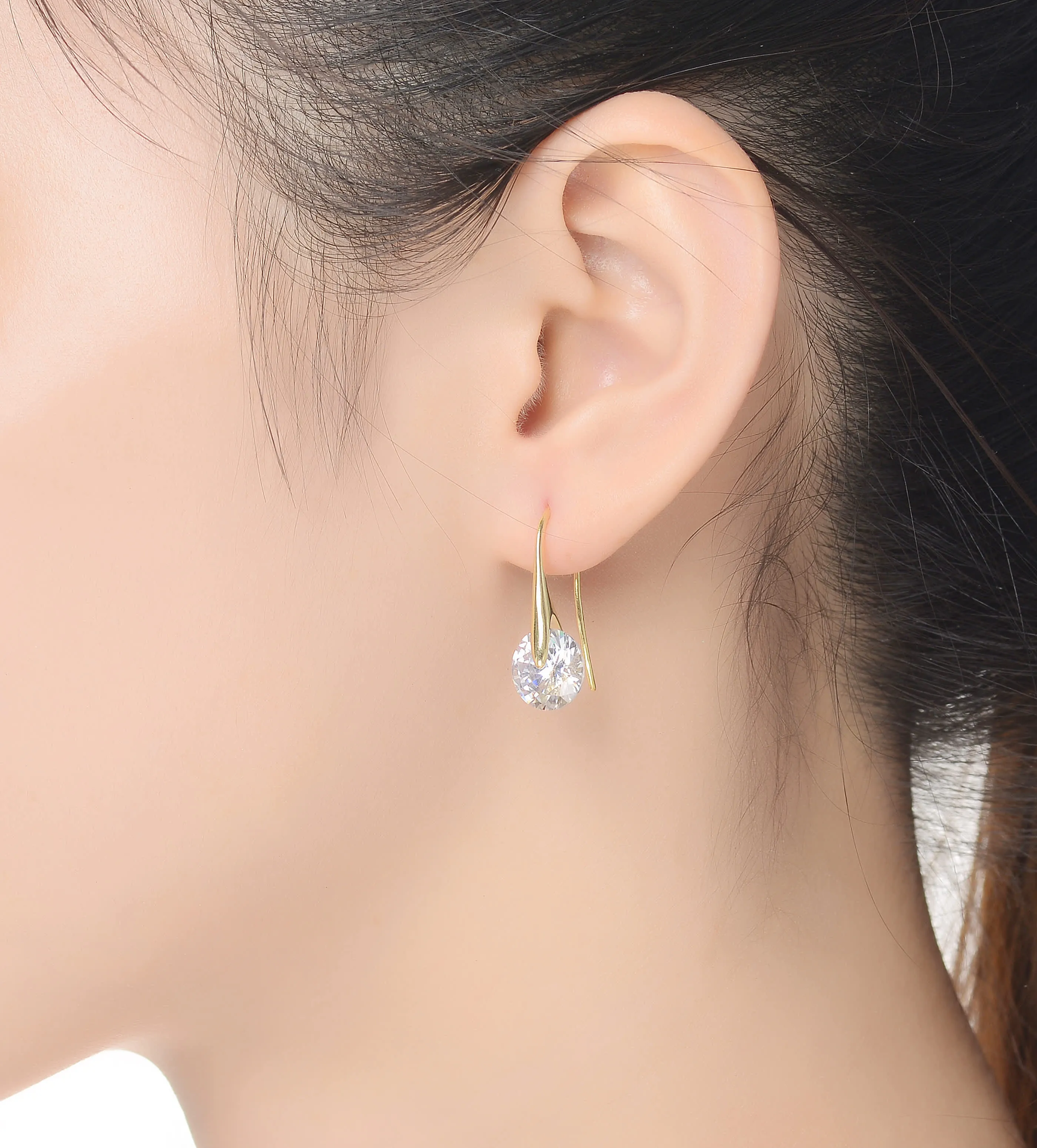 Stylish Solitaire Drop Earrings sold by Zulily product image thumbnail 3