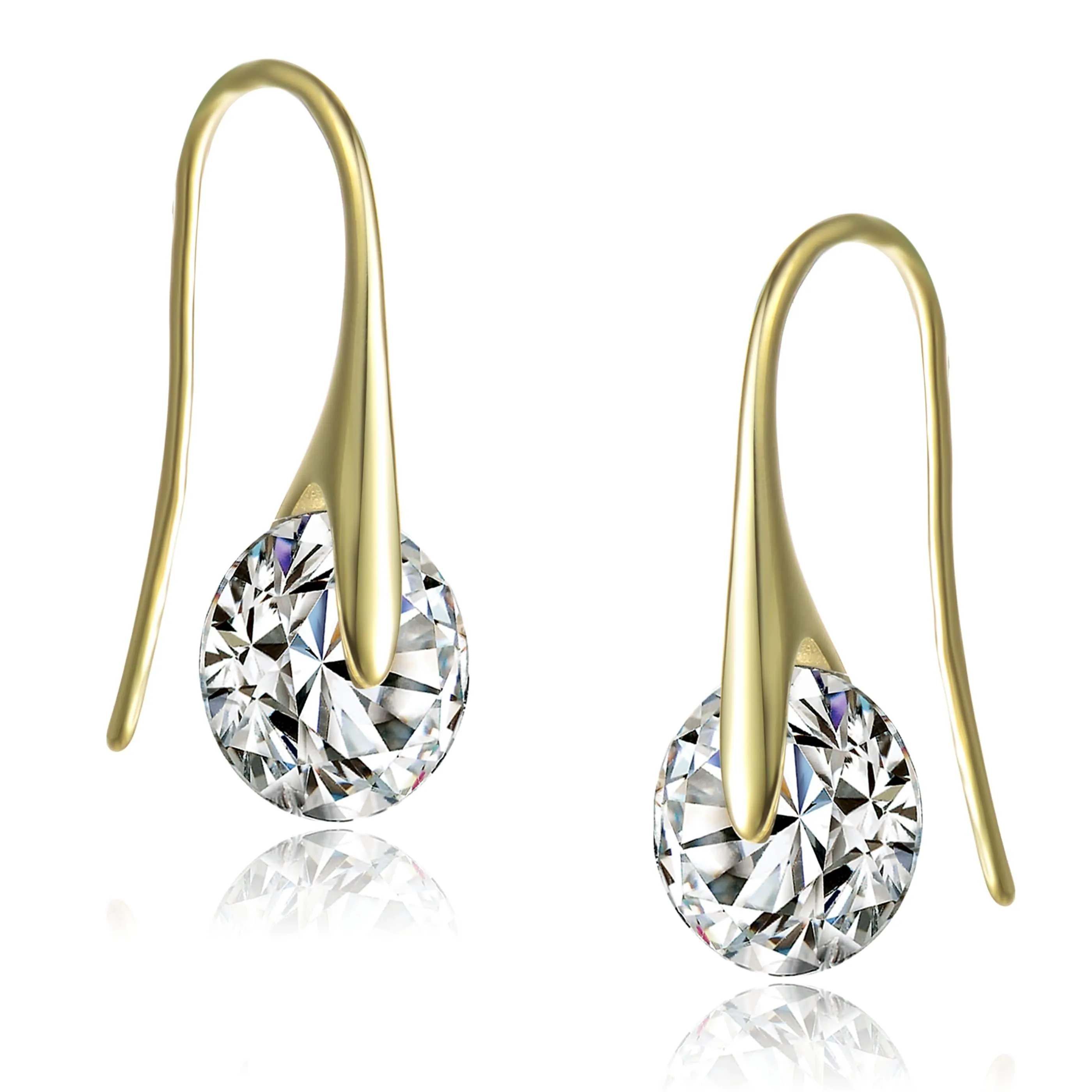 Stylish Solitaire Drop Earrings sold by Zulily product image thumbnail 2