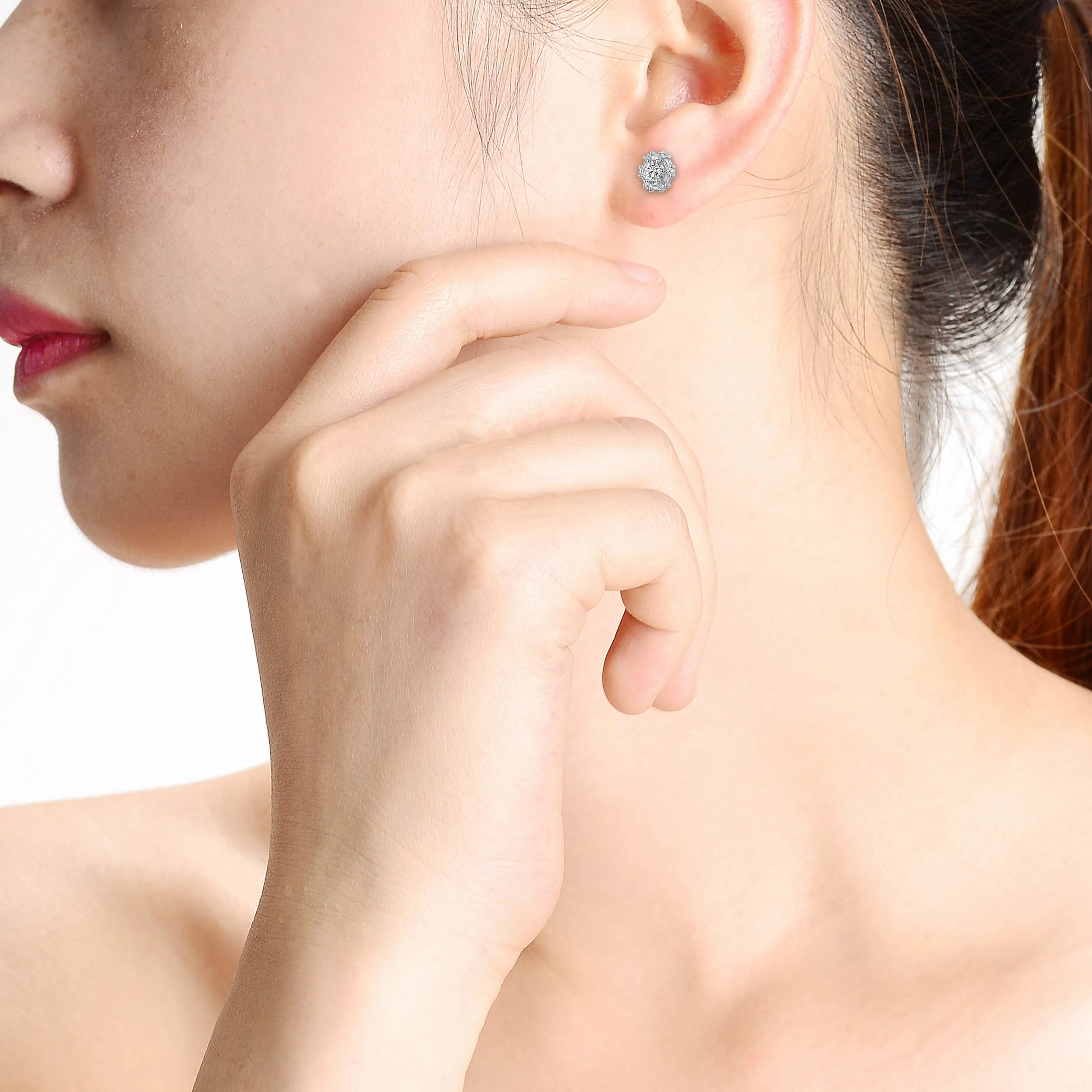 Stylish Halo Stud Earrings sold by Zulily product image thumbnail 3