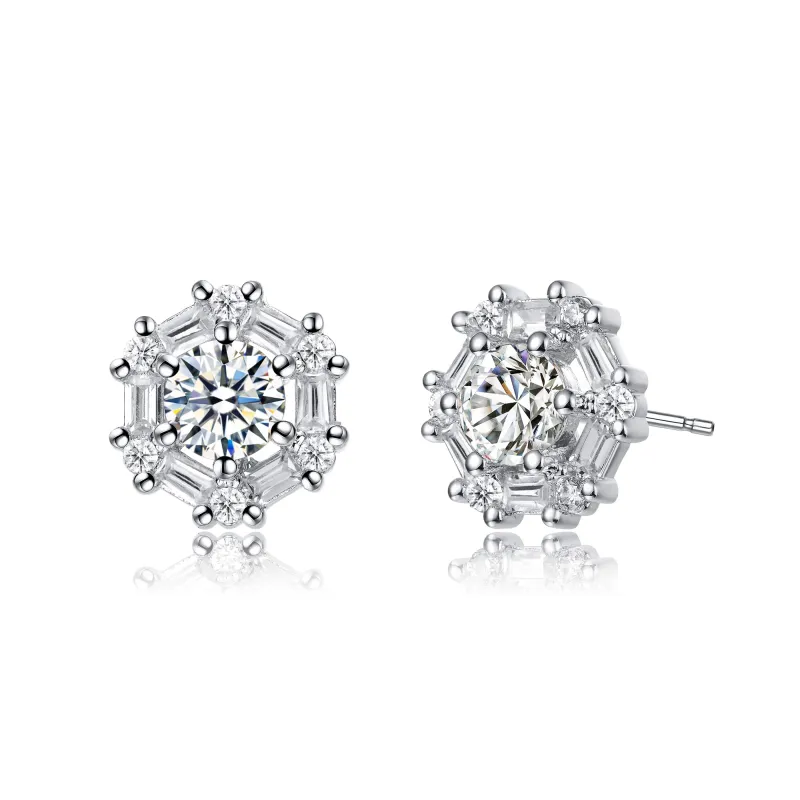 Stylish Halo Stud Earrings made by Zulily